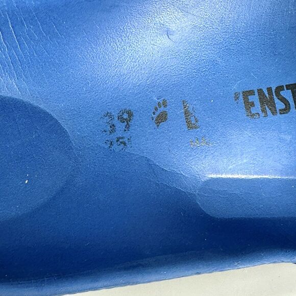 Women's Birkenstock Blue Madrid Eva Slip On Sandals Slides US Size 8-8.5 EU 39 - Picture 11 of 15